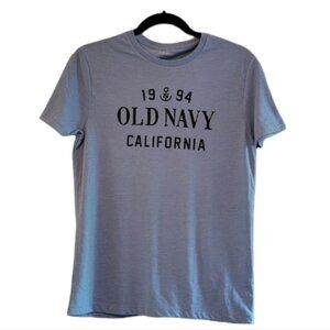 Blue and Black Old Navy Men's " Old Navy California"  Graphic T-Shirt